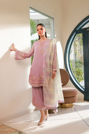 Dhanak SS25DA-2718 L-Purple  Chiffon Pret Vol-ll 2025
